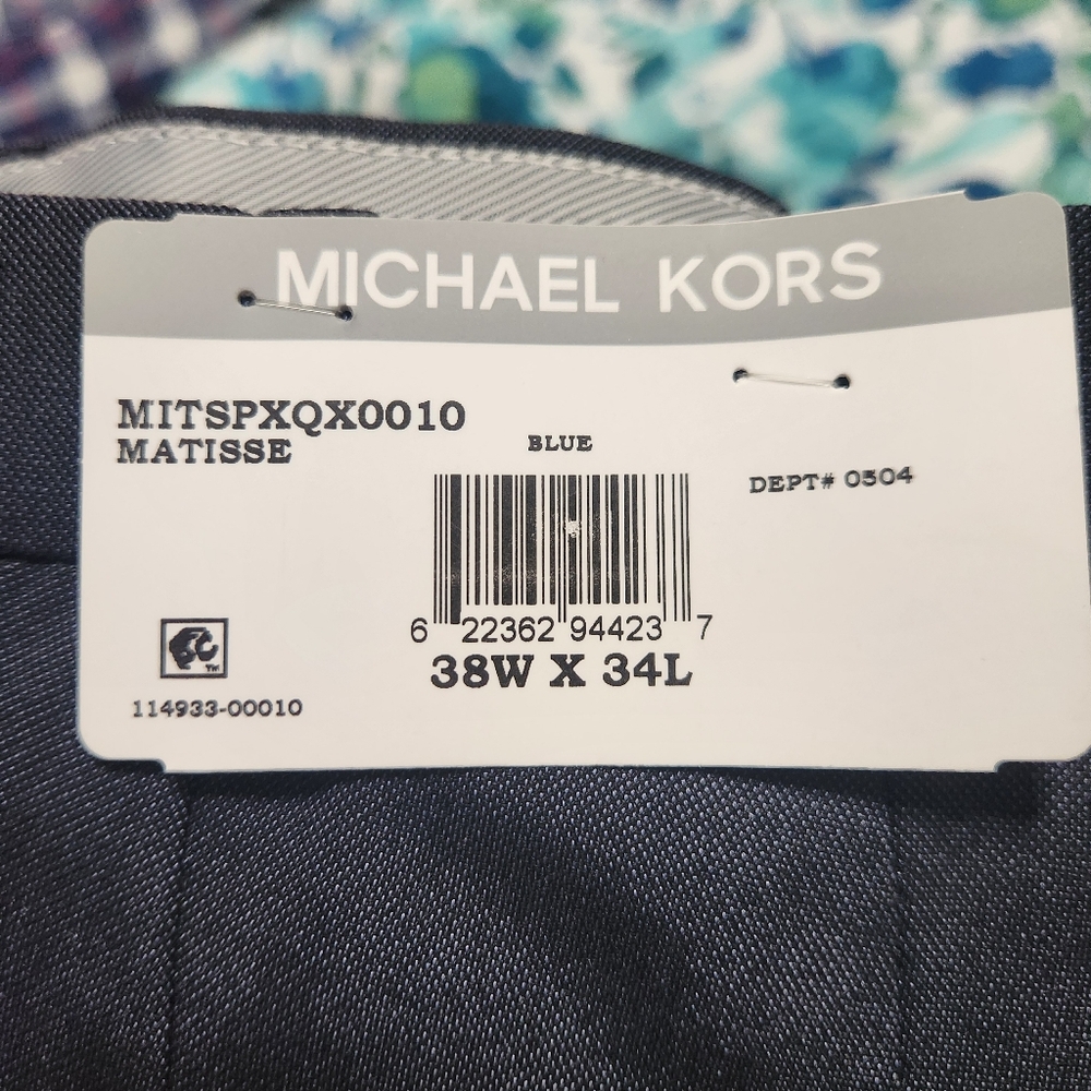 dress pants 38x34, Gray/Blue shade